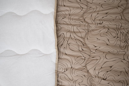 Frotir prekrivač  Bež elegancija