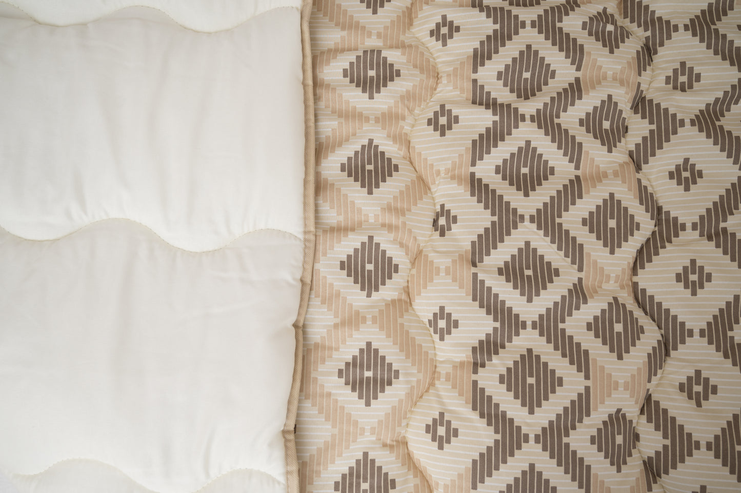 Frotir prekrivač – Etno bež