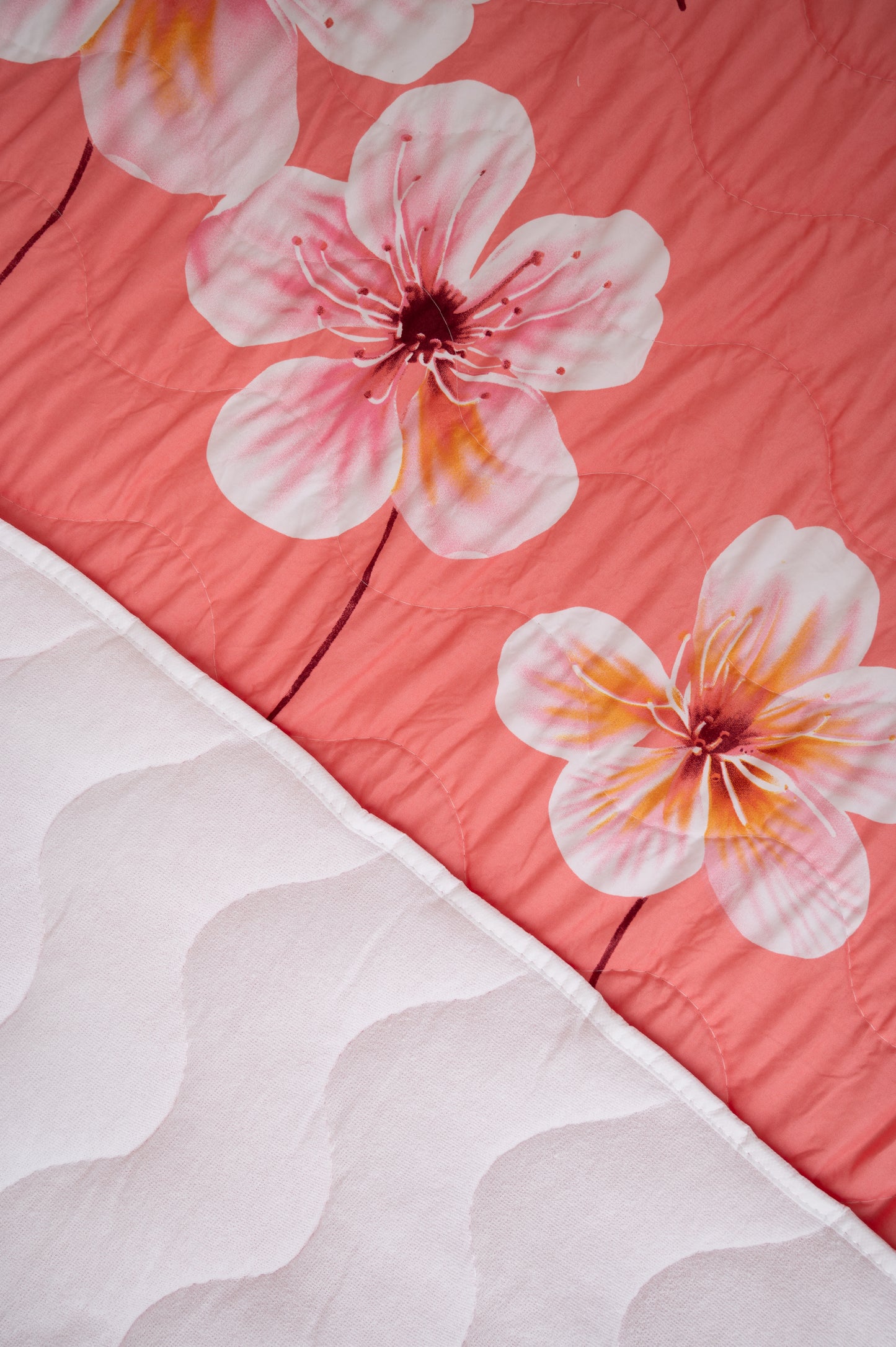 Frotir Prekrivač Cvetni Pink