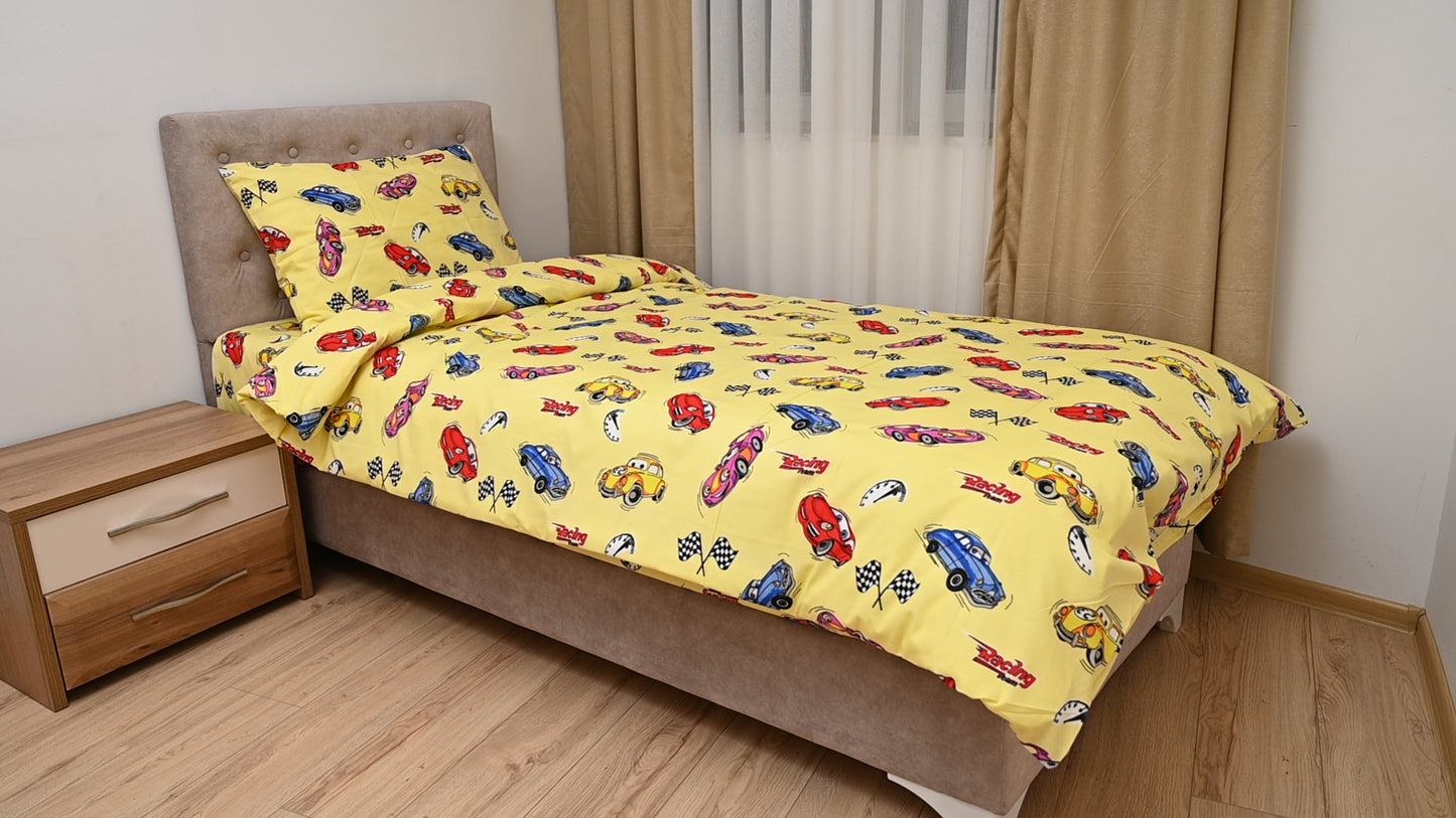 Dečija posteljina-AUTIĆI